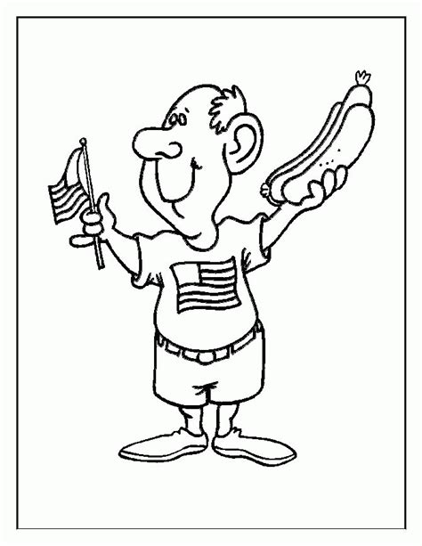 kids page   july coloring pages