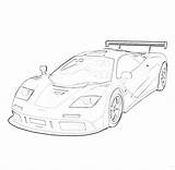 Car Coloring Sports Pages Print sketch template