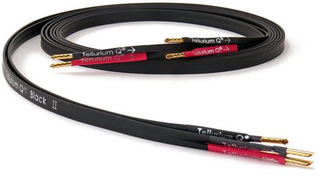 tellurium  black ii speaker cable