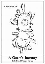 Germs Germ Supporting sketch template
