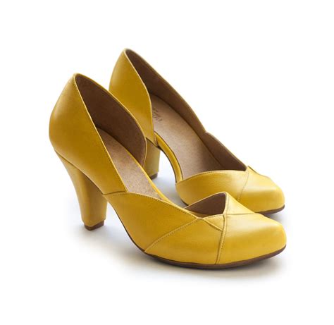 sale   yellow pumps yellow shoes womens  lieblingshoes