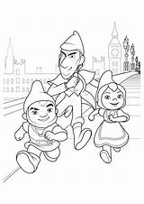 Coloring Pages Gnomes Sherlock Printable Print Bond James Color Getcolorings sketch template