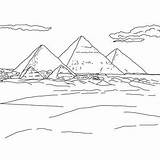 Pyramids Pyramiden Gizeh Giza Egipto Pyramides Ausmalen Pyramid Hellokids Piramides Pirámides Egypte Kinder Isis Karnak sketch template