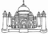 Taj Mahal Mughal Shah Coloring Jahan Colouring Emperor Cartoon Pages Netart Cliparts Clipart Color Print Find Search sketch template