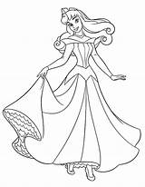 Aurora Coloring Pages Princess Disney Sleeping Beauty Printable Drawing Dress Wedding Her Isabella Baby Print Happily Walk Color Getdrawings Clipart sketch template