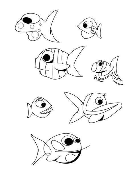 small fish coloring pages  kids disney coloring pages
