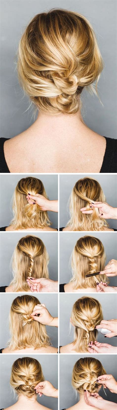 pretty simple bun hairstyles tutorials  pretty designs