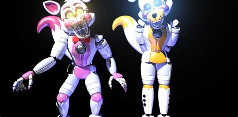 Funtime Foxy And Lolbit By Shackh Fnaf Pinterest