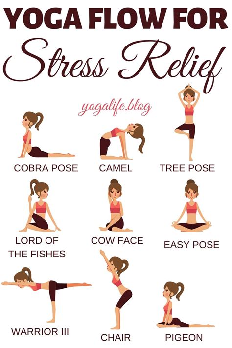 easy poses  stress relief yoga life yoga  stress relief
