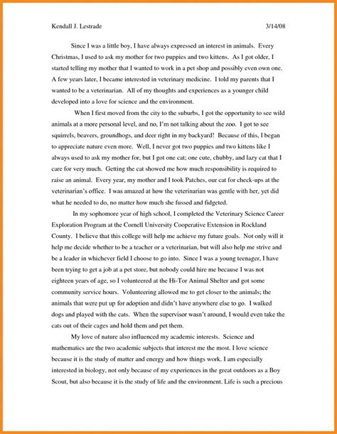 personal essay template