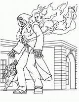 Fantastic Four Coloring Pages Animated Coloringpages1001 Library Clipart Popular sketch template