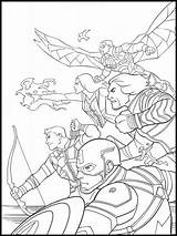 Endgame Avengers Coloring Pages Kids Para Marvel Colouring Dibujos Vengadores Choose Board Sheets sketch template