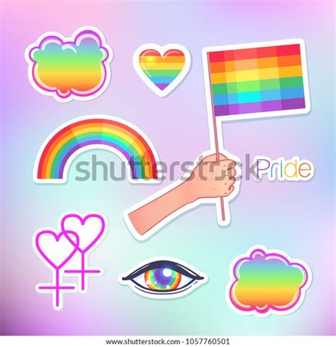 love wins lgbt logo symbols stickers stock vector royalty free 1057760501