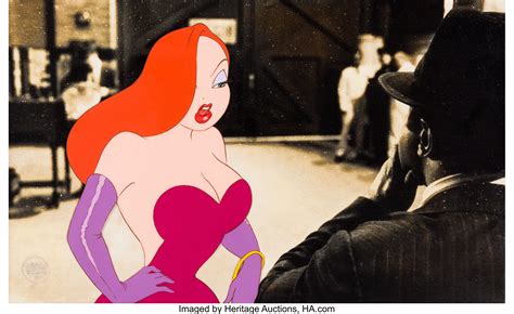 who framed roger rabbit jessica rabbit production cel and