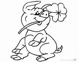 Flying Pig Coloring Pages Clipartmag Clipart sketch template