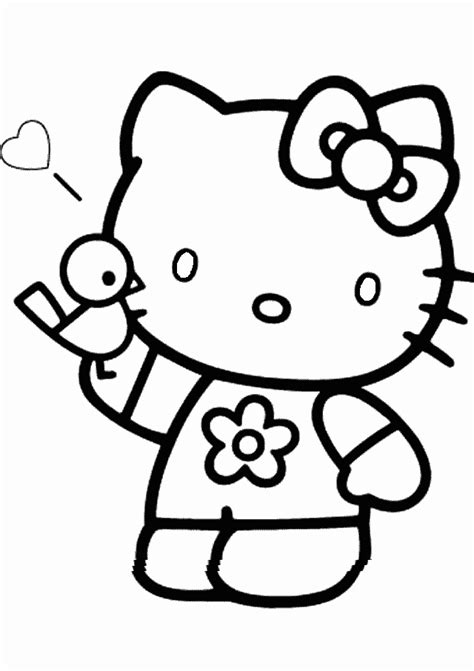 adorable  kitty coloring pages coloring home