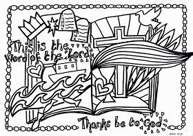 creative childrens ministry holy communion reflective colouring