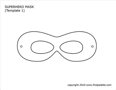 printable eye mask template  printable templates