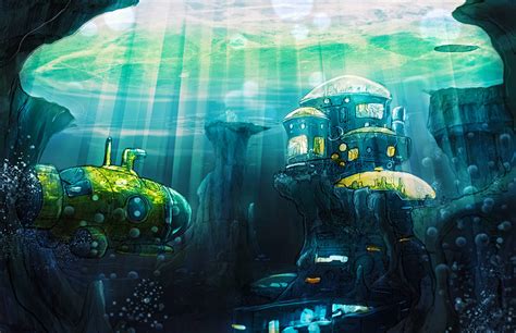 underwater city  kamikaye  deviantart