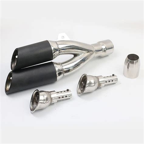 akrapovic exhausts mm universal motorcycle exhaust pipe stainless steel  moveable db