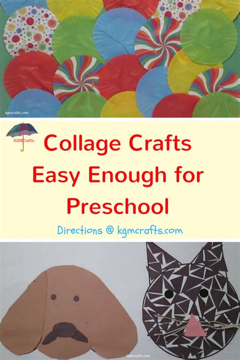 collage crafts  kids  easy  preschoolers