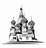 Catedral Basilio Heilige Vinilo Basilicum Uitstraling Stedelijke Kathedraal Moskou Russische Pixers Proveedor Visualización sketch template