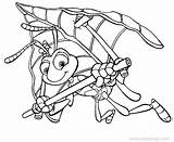 Flik Bugs Flying Leaf Coloring Pages Life Xcolorings 1000px 102k Resolution Info Type  Size sketch template