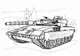 Coloring Tanks sketch template