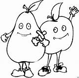 Obst Malvorlagen Apfel Birne Gemüse Freunde Nahrung Lustige Malvorlage Gesichter Herunterladen Dieses Schildis Gemuese Kinder sketch template