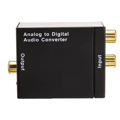 analog to digital audio converter dual rca f to rca f