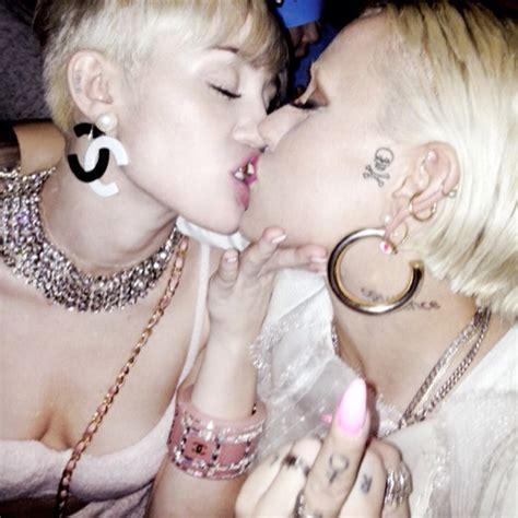 miley cyrus and brooke candy kissing celebrity leaks scandals leaked sextapes