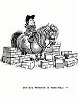 Poney Thelwell Ie sketch template