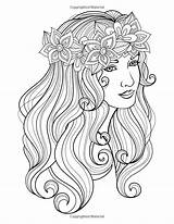 Coloring Pages People Hard Beautiful Adult Girl Color Printable Colored Sandbox Adults Book Faces Brush Hair Getcolorings Sheets Books Grown sketch template