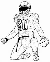 Coloring Lynch Pages Marshawn Player Football Getcolorings Avon sketch template
