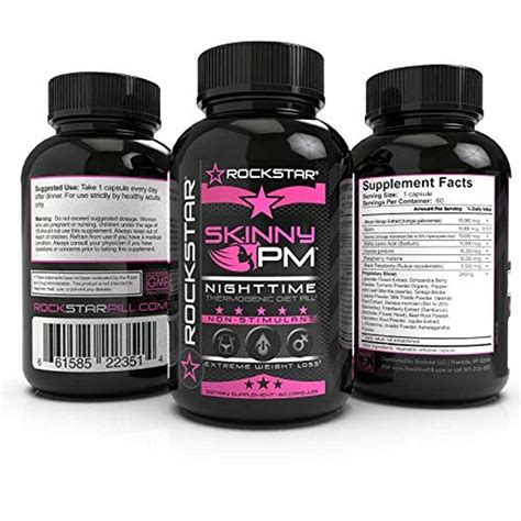 Skinny Pm Weight Loss For Women Diet Pills By Rockstar 1 Thermogenic