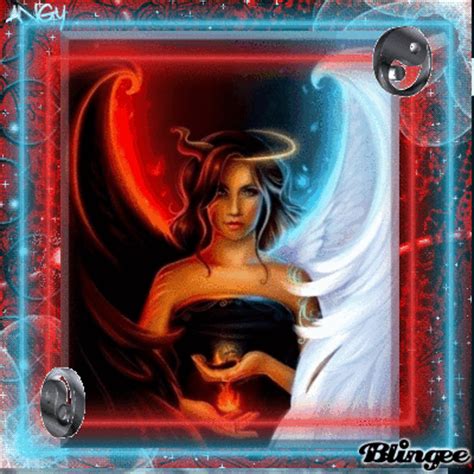 angel devil girl picture  blingeecom