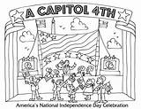 Coloring Pages Orchestra Court Capitol Fourth Color July Drawing Capcon Pdf Printable Getcolorings Supreme Pbs Print Getdrawings Building sketch template