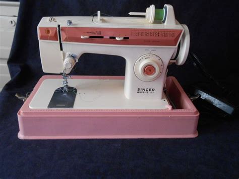 Vintage Singer Merritt Sewing Machine Model 2404 Pink And
