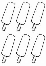 Popsicle Coloring Pages Print sketch template