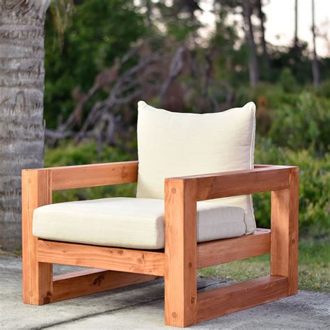 modern outdoor chair  plan diy creators
