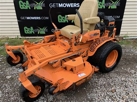scag turf tiger commercial  turn mower  hp   month lawn mowers  sale