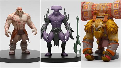 dota renders sure are detailed sculpting game concept