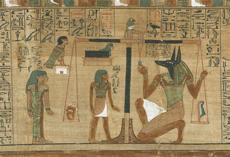 Ancient Egyptian Book Of The Dead British Museum London