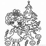 Candyland Lolly Xcolorings Gingerbread sketch template