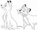 Fox Hound Coloring Pages Vixey Todd Disney Deviantart Kyo Hanyu Søgning Google Colouring Copper sketch template