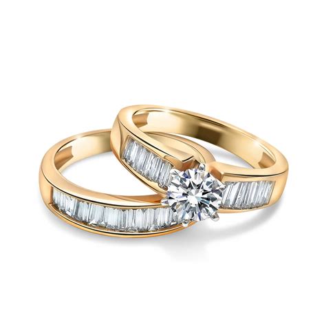 Bridal Set Engagement Ring And Wedding Band Richards Gems And Jewelry