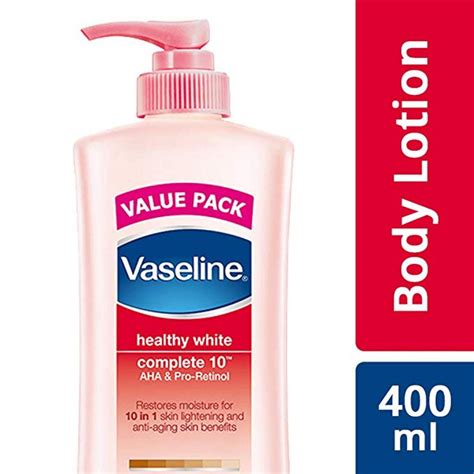 Vaseline Healthy White Complete 10 Body Lotion 400 Ml Omgtricks
