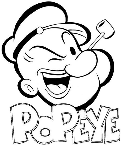 fun popeye coloring pages  children coloring pages