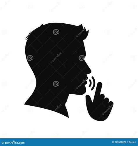 Quiet Please Keep Silence Symbol Keep Quiet Sign â€“ Vector Stock