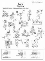 Worksheets Sports Kids Pages Physical Worksheet Education Printable Fitness Pe Matching Health Coloring Activity Activities Test Exercise School Hpe Kindergarten sketch template